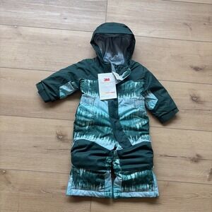 Baby Boy Girl LL Bean $109 Coldbuster Snowsuit Pram 1 Piece Jacket  6-12 Months